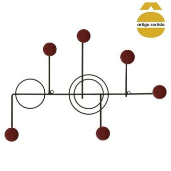 Hôma Cabide hotel de metal com 6 ganchos promoção