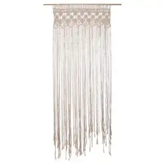 Hôma Cortina macramé 90x200cm promoção