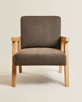 ZARA HOME Poltrona de carvalho estofada zara home by blasco promoção