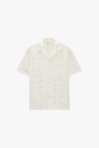 ZARA Camisa estrutura croché promoção