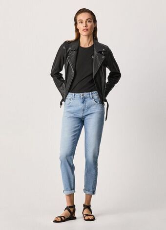 Violet mom carrot fit high waist jeans