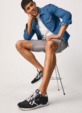 Pepe Jeans Sapatilhas retro britt man promoção