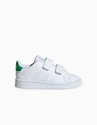 Sapatilhas para bebé 'adidas advantage', branco/verde