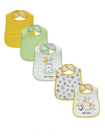 Prénatal Pack 5 bavaglini grandi in spugna plastificati - prénatal promoção