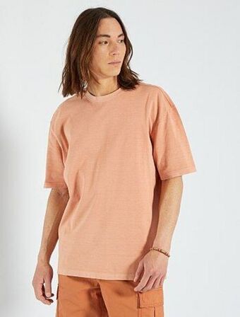 Kiabi T-shirt em piqué de algodão promoção