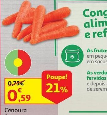 Auchan Cenoura promoção