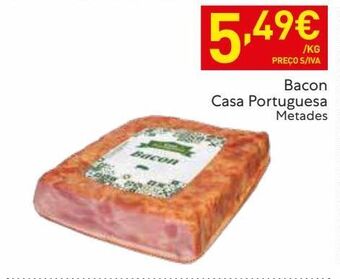 Recheio Bacon promoção