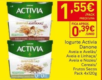 Recheio Iogurte activia promoção