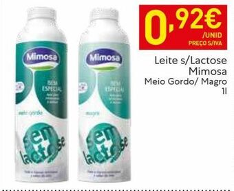 Recheio Leite sem lactose mimosa promoção