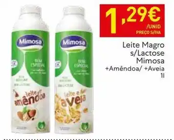 Recheio Leite desnatado mimosa promoção