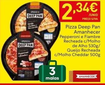 Recheio Pizza amanhecer promoção