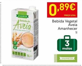 Bebida de aveia amanhecer