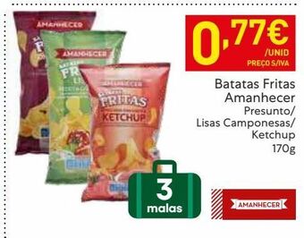 Recheio Batata chips amanhecer promoção