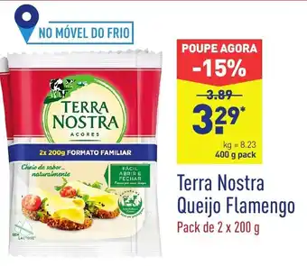 ALDI Terra Nostra Queijo Flamengo Pack de 2x200g promoção