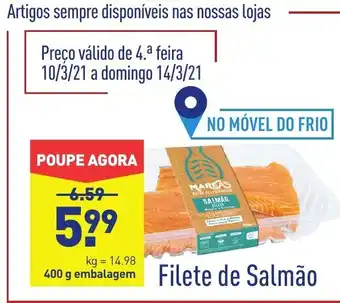 ALDI Filete de Salmão promoção