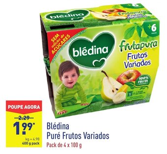 ALDI Blédina Puré Frutos Variados promoção