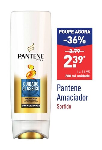 ALDI Pantene Amaciador 200ml promoção