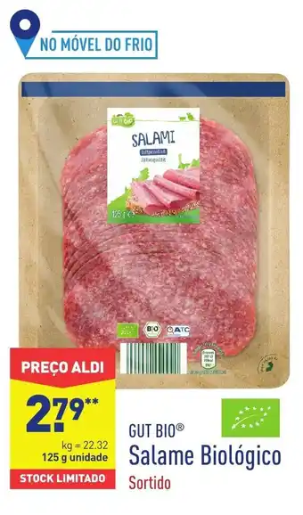 ALDI Salame Biólogico 125g promoção