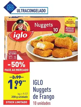ALDI Iglo Nuggets de Frango 208g promoção