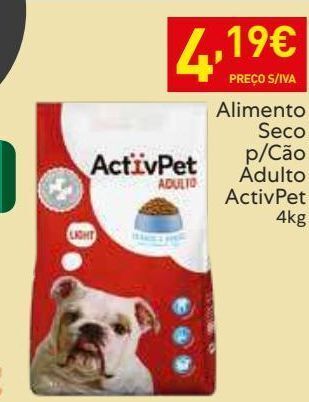 Recheio Ração para cães activpet promoção