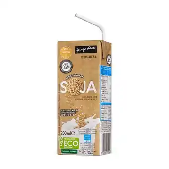 Pingo Doce Bebida de soja original pura vida promoção