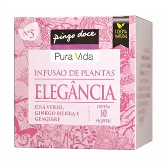 Pingo Doce Chá infusão elegância pura vida promoção