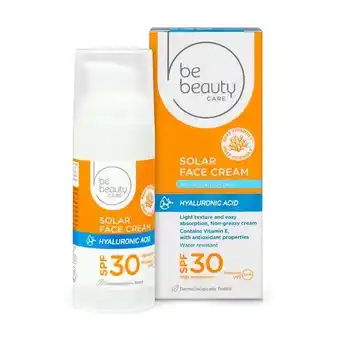 Pingo Doce Protetor solar de rosto com ácido hialurónico fps 30+ be beauty promoção