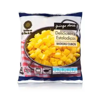 Pingo Doce Batata em cubos pré-frita congelada pingo doce promoção