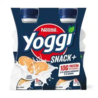 Pingo Doce Iogurte líquido de bolacha snack+ yoggi promoção