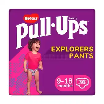 Pingo Doce Fraldas pants rosa pull ups 9-18 meses (8-12kg) huggies - 36 un promoção
