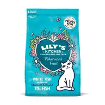 Pingo Doce Ração seca para gato de salmão lily's kitchen promoção