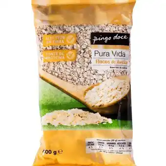 Pingo Doce Flocos de aveia pura vida promoção