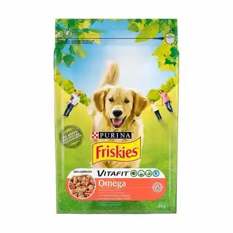 Pingo Doce Ração seca para cão adulto sabor vaca e peixe omega friskies promoção