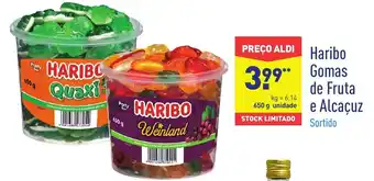 ALDI Haribo Gomas de Fruta e Alcaçuz 650g promoção