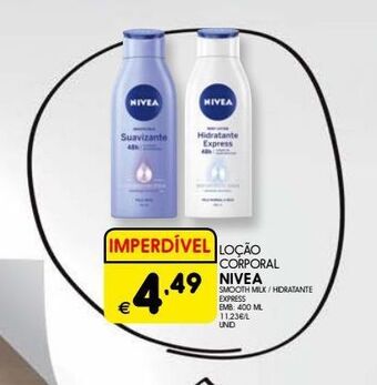 Meu Super Loção hidratante nivea promoção