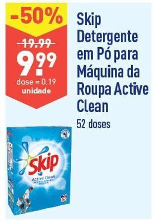 ALDI Detergente em pó skip promoção