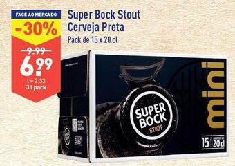 ALDI Cerveja super bock promoção