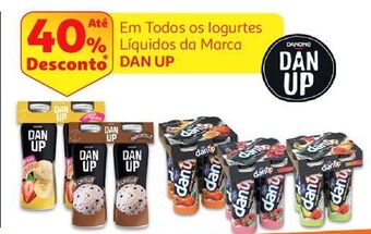 Auchan Iogurte liquido dan up promoção