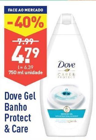 ALDI Gel de banho dove promoção
