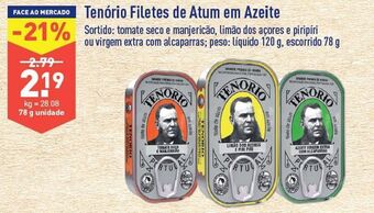 Filé de atum tenorio