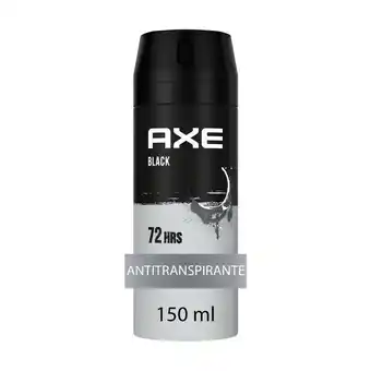 Pingo Doce Desodorizante aerossol dry black para homem axe promoção