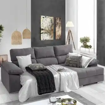 Homy Casa Sofá chaise longue com cama de casal dany promoção