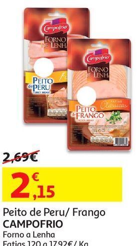 Auchan Peito frango campofrio promoção