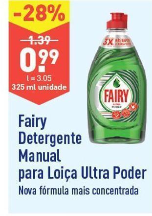 Detergente lavalouça fairy