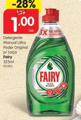 Minipreço Detergente lavalouça fairy promoção