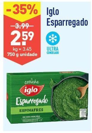 ALDI Espargos iglo promoção