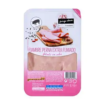 Pingo Doce Fiambre da perna extra fumado fatiado pingo doce promoção