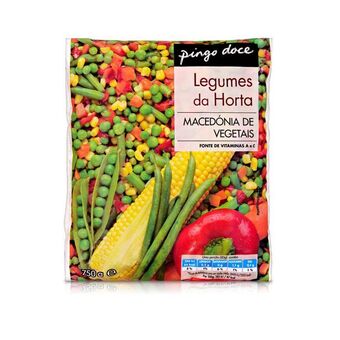 Macedónia de vegetais congelada pingo doce