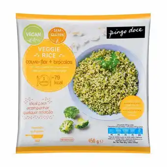 Pingo Doce Veggie rice de couve-flor e brócolos pingo doce promoção