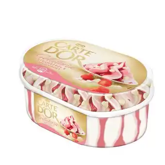 Pingo Doce Gelado morango e merengue carte d'or promoção